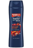 Suave Men Sport Energizing Body Wash 15oz (2 Pack)