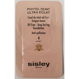 Sisley Phyto Teint Ultra Eclat Long Lasting Fluid Foundation 4 Honey 5 Samples