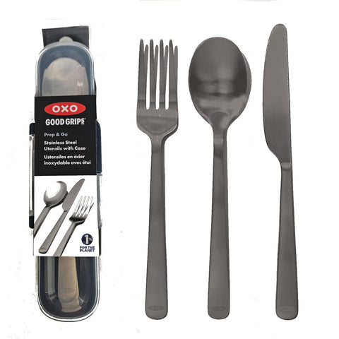 Oxo Prep and Go Utensils with Case Stainless Steel Portable