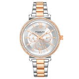 Stuhrling 3908 3 Symphony Quartz Crystal Accented Bracelet Womens Watch