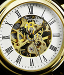 Stuhrling 6053 333333 Vintage Stainless Steel Mechanical Mens Pocket Watch