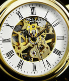 Stuhrling 6053 333333 Vintage Stainless Steel Mechanical Mens Pocket Watch