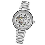 Stuhrling 4039 1 Automatic Skeleton Crystal Accented  Bracelet Womens Watch