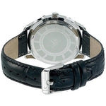 Joshua & Sons JS-17-SS Swiss Quartz Diamond Strap Mens Watch