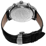 Akribos XXIV AK841SSBU Swiss Quartz Chronograph Leather Strap Mens Watch