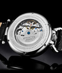 Stuhrling 4033 1 Modena  Automatic Dual Time Skeleton AM/PM Mens Watch