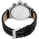 Akribos XXIV AK706SSB Chronograph Date Luminous Markers Leather Strap Mens Watch