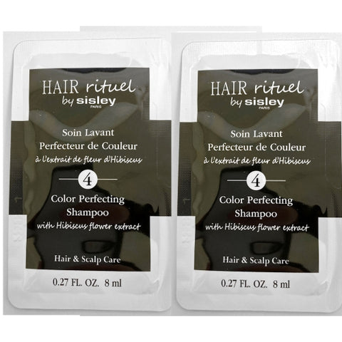 2 Sisley Hair Rituel 4 Color Perfecting Shampoo Hair And Scalp Care 0.27oz 8ml Samples