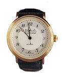 Auguste Reymond 39547 Swiss Made Automatic Date Black Leather Strap Mens Watch