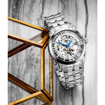 Stuhrling 3964 1 Automatic Skeleton Stainless Steel Bracelet Mens Watch