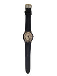 Auguste Reymond 69094 Swiss Made Automatic Date Black Leather Strap Mens Watch