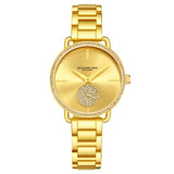 Stuhrling 3909 2 Vogue Quartz Crystal Accented Bracelet Womens Watch