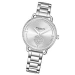 Stuhrling 3910 1 Vogue Valentina Quartz Crystal Accented Bracelet Womens Watch