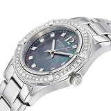 Stuhrling 703B.02 Glimmer Quartz Bracelet Womens Watch with Swarovski Elements
