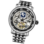 Stuhrling 3922 4 Special Reserve Automatic Dual Time Stainless Steel Mens Watch