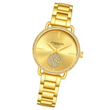 Stuhrling 3909 2 Vogue Quartz Crystal Accented Bracelet Womens Watch