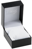 Burgi BUR122WTR Crystal Bezel Diamond Markers White Strap Rosetone Womens Watch