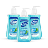 Dial Antibacterial Liquid Hand Soap Spring Water 7.5oz Blue (Pack of 3)