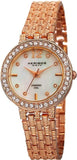 Akribos XXIV AK757RG Swiss Quartz Diamond Markers MOP Dial Rosetone Womens Watch