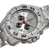 Akribos XXIV AK661SS Chronograph Date GMT Red Black Accented Mens Watch