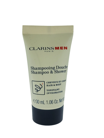 Clarins Men Hair And Body Invigorating Shampoo & Shower 30ml 1.06oz Travel Size