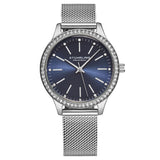 Stuhrling Original 4044 4 Quartz Classic Stainless Steel Mesh Bracelet Womens Watch