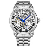 Stuhrling 3964 1 Automatic Skeleton Stainless Steel Bracelet Mens Watch