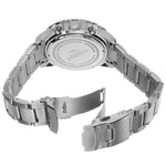 Akribos XXIV AK669SSW Swiss Quartz Chronograph Date Stainless Steel Mens Watch