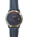 Auguste Reymond 69094 Swiss Made Automatic Date Blue Leather Strap Mens Watch
