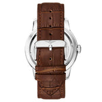 Stuhrling 3973 1 Legacy Automatic Skeleton Brown Leather Strap Mens Watch