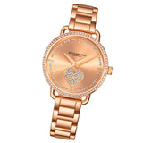 Stuhrling 3910 4 Vogue Valentina Quartz Crystal Accented Bracelet Womens Watch