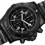 Akribos XXIV AK711BK Quartz Chronograph GMT 50mm Case Black Mens Watch