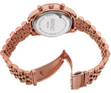 August Steiner AS8103RG Swiss Quartz Day Date GMT Rosetone Womens Watch