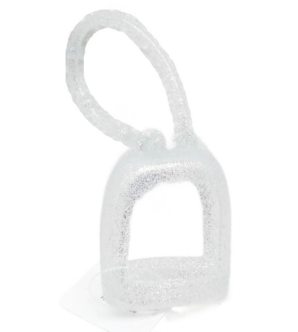 Bath and Body Works Glitter Sparkly Clear Sanitizer Holder with Loop