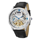 Stuhrling Original 571 33152 Tempest II Automatic Skeleton Dual Time Mens Watch