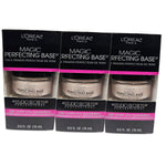 L'Oreal Paris Magic Perfecting Base Face Primer 0.5oz (Pack of 3)