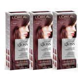 L'Oreal Paris One Step Le Color Gloss One Step Toning Conditioning Ammonia free Paraben free Auburn (3 Pack)