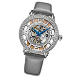 Stuhrling 3941 1 Winchester Automatic Skeleton Crystal Accented Womens Watch