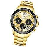 Stuhrling 3961 2 Quartz Chronograph Date Stainless Steel Bracelet Mens Watch