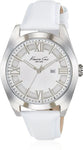 Kenneth Cole 10021282 Quartz White Leather Strap Womens Watch