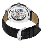 Stuhrling 765 01 Aristocrat Commerce Mechanical Skeleton Leather Mens Watch